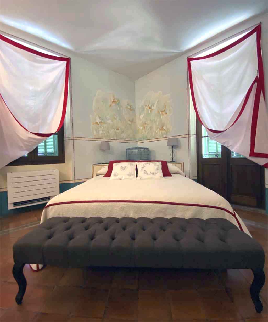 Les Frêsqes camera matrimoniale/twin beds